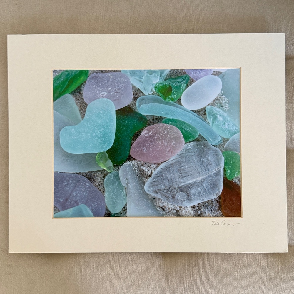 Sea Glass Photo Art Print by Spirit Catcher Photography Cape May, New Jersey